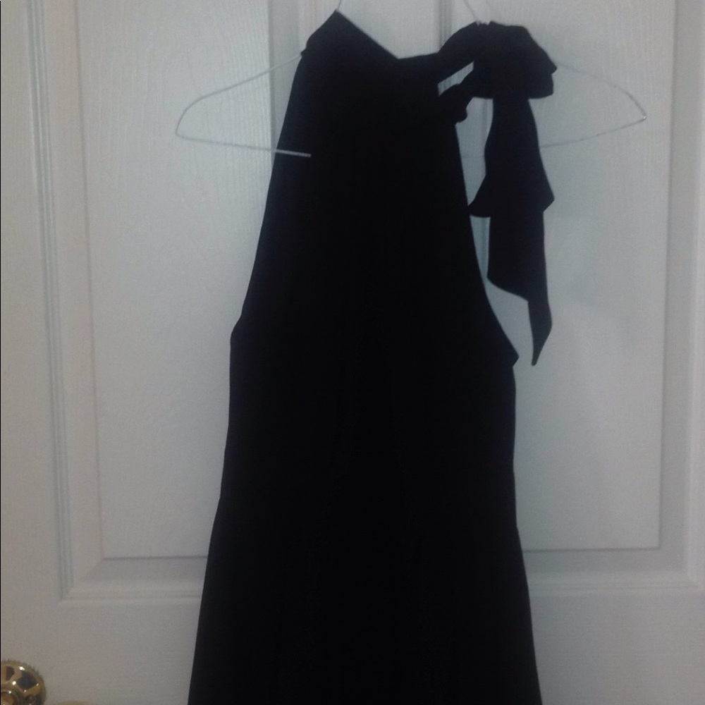 Express Polyester Black Dress - image 1